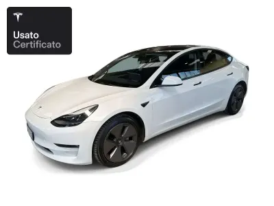 Usata Tesla Model 3 Long Range AWD 324 kW (441 CV) 2022 Pearl white multicoat Berlina