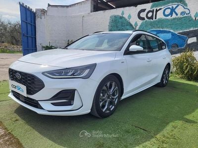 Usata Ford Focus ST-Line X 116 CV (85 kW) 2023 Bianco Station wagon