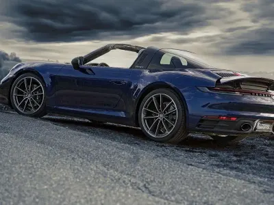 Usata Porsche 992 385 CV (283 kW) 2023 Oro Cabrio
