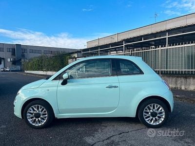 Usata Fiat 500 Lounge 69 CV (50 kW) 2014 Blu Berlina