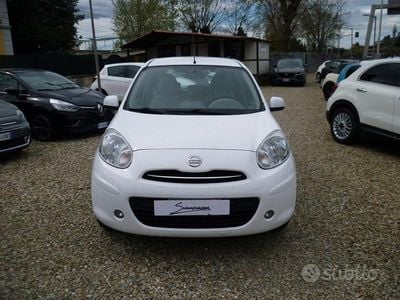 Usata Nissan Micra Acenta 80 CV (58 kW) 2011 Bianco Utilitaria