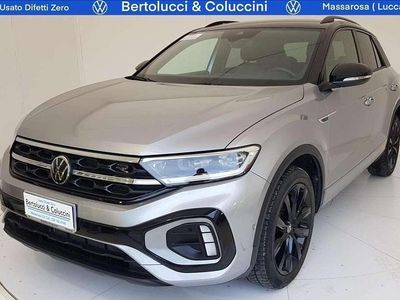 Usata VW T-Roc R-line 150 CV (110 kW) 2022 Argento metallizzato SUV