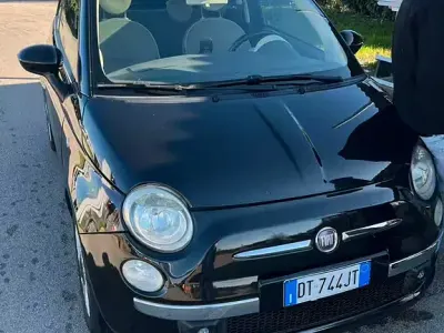 Usata Fiat 500 100 CV (73 kW) 2009 Nero Cabrio