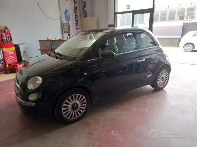 Usata Fiat 500 Lounge 69 CV (50 kW) 2013 Nero Berlina