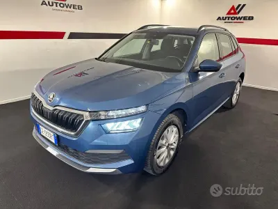 Usata Skoda Kamiq Style 110 CV (80 kW) 2021 Blu/azzurro SUV