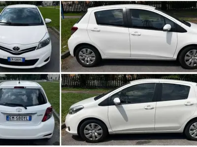 Usata Toyota Yaris 69 CV (50 kW) 2012 Bianco Utilitaria