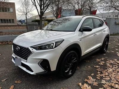 Usata Hyundai Tucson N Line 136 CV (100 kW) 2019 Bianco SUV
