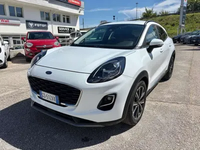 Usata Ford Puma Titanium 120 CV (88 kW) 2021 Bianco SUV