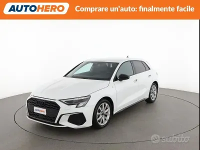 Usata Audi A3 S-Line 150 CV (110 kW) 2023 Bianco Berlina