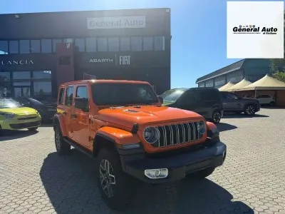 Nuova Jeep Wrangler Sahara 272 CV (200 kW) 2026 Arancione SUV