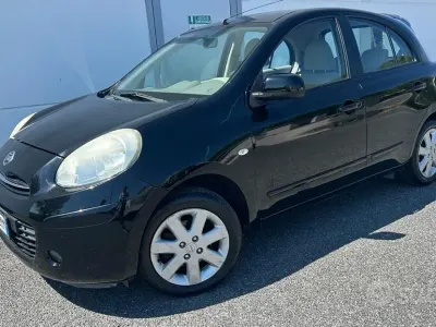 Usata Nissan Micra Visia 80 CV (58 kW) 2011 Nero Utilitaria