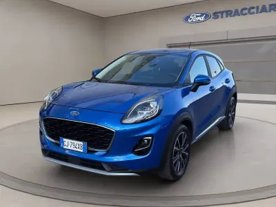 Usata Ford Puma Titanium S 125 CV (91 kW) 2022 Blu metallizzato SUV
