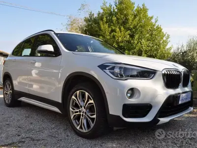 Usata BMW X1 Advantage 150 CV (110 kW) 2018 Bianco SUV