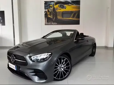 Usata Mercedes E220 Premium 194 CV (142 kW) 2021 Grigio Cabrio