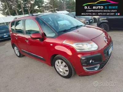 Usata Citroën C3 Picasso Exclusive 95 CV (69 kW) 2009 Rosso Monovolume