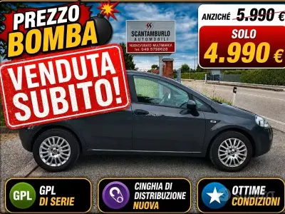 Usata Fiat Punto Street 77 CV (56 kW) 2014 Grigio Utilitaria