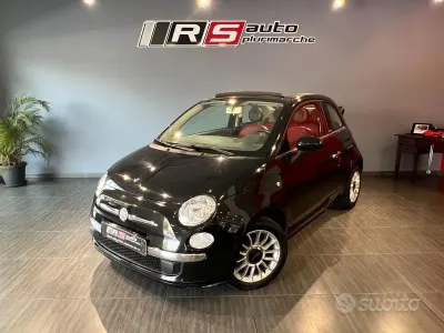 Usata Fiat 500C Lounge 69 CV (50 kW) 2012 Nero Cabrio