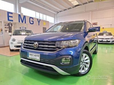 Usata VW T-Cross 110 CV (80 kW) 2021 Blu SUV