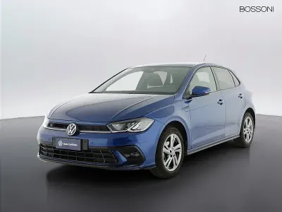Begagnad VW Polo R-line 95 HK (69 kW) 2023 Blå Halvkombi