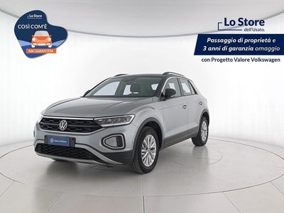 Usata VW T-Roc Life 116 CV (85 kW) 2025 Pyrit silver metallizzato nero SUV