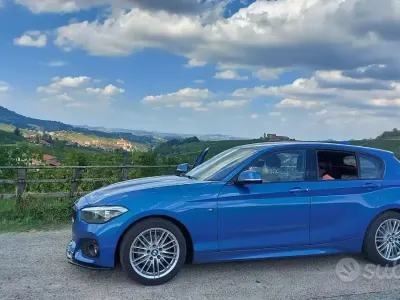 Usata BMW 120 M Sport 184 CV (135 kW) 2017 Blu Utilitaria