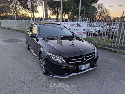 Usata Mercedes C220 Premium 170 CV (125 kW) 2017 Nero Station wagon