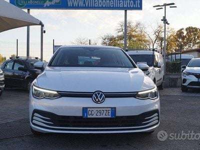 Usata VW Golf VIII Life 110 CV (80 kW) 2021 Bianco Berlina