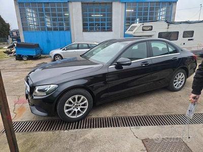 Usata Mercedes C180 Premium 115 CV (84 kW) 2017 Nero Berlina