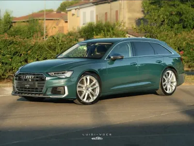 Usata Audi S6 Ambiente 349 CV (256 kW) 2019 Verde Station wagon