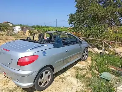 Usata Peugeot 206 CC 109 CV (80 kW) 2002 Grigio Cabrio