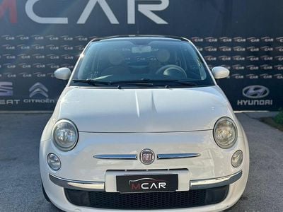 Usata Fiat 500 75 CV (55 kW) 2009 Bianco Cabrio