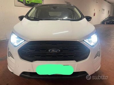 Usata Ford Ecosport ST-Line 125 CV (91 kW) 2018 Bianco SUV