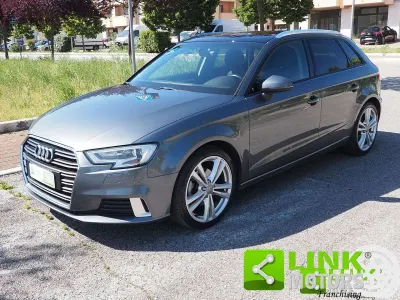 Usata Audi A3 S-Line 116 CV (85 kW) 2019 Grigio scuro Berlina