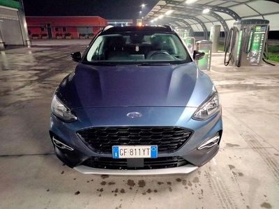 Usata Ford Focus Active 125 CV (91 kW) 2021 Blu/azzurro Station wagon