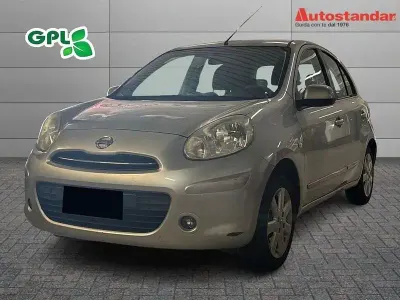 Usata Nissan Micra Acenta 80 CV (58 kW) 2012 Argento Utilitaria