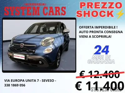 Usata Fiat 500L Cross 95 CV (69 kW) 2020 Blu/azzurro Monovolume