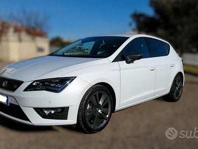 Usata Seat Leon FR 184 CV (135 kW) 2015 Bianco Berlina