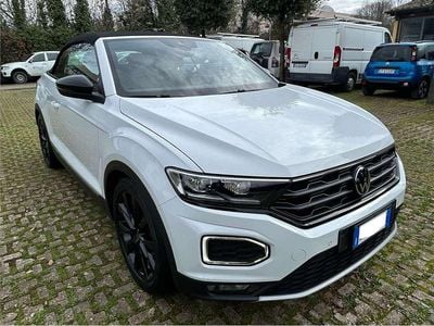 Usata VW T-Roc Cabriolet R-line 150 CV (110 kW) 2021 Bianco Cabrio