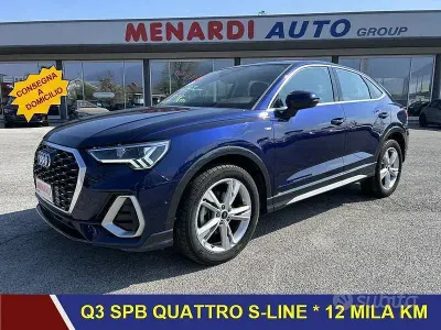 Usata Audi Q3 S-line plus 150 CV (110 kW) 2023 Blu/azzurro SUV