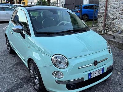 Usata Fiat 500 Lounge 105 CV (77 kW) 2014 Blu Utilitaria
