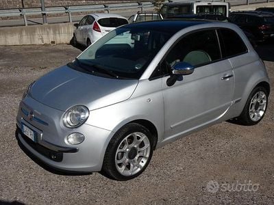 Usata Fiat 500 Lounge 75 CV (55 kW) 2009 Grigio Cabrio