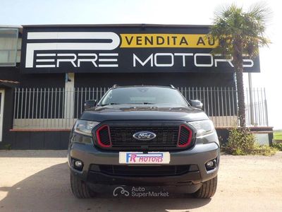 Usata Ford Ranger Wolftrak 213 CV (156 kW) 2021 Nero Pick-up