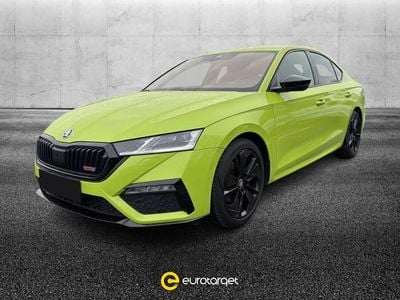 Usata Skoda Octavia RS 200 CV (147 kW) 2022 Verde metallizzato Berlina