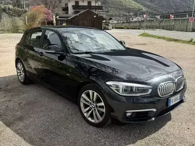 Usata BMW 118 150 CV (110 kW) 2017 Nero Berlina