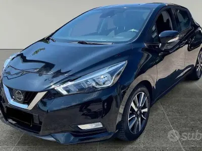 Usata Nissan Micra Visia 71 CV (52 kW) 2018 Nero Utilitaria