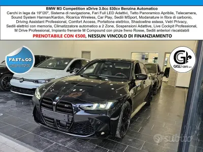 Usata BMW M3 Comfort Edition 530 CV (389 kW) 2026 Saphire black Berlina