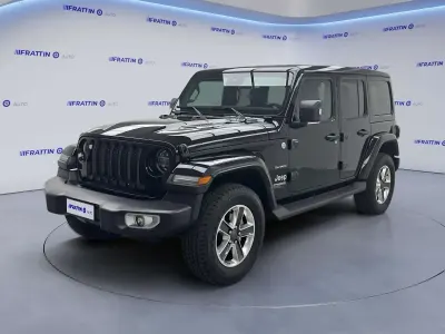 Usata Jeep Wrangler Unlimited Sahara 200 CV (147 kW) 2020 Nero SUV