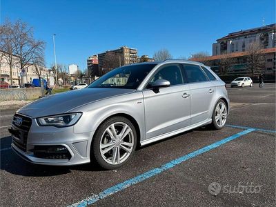 Usata Audi A3 S-Line 125 CV (91 kW) 2015 Grigio Berlina