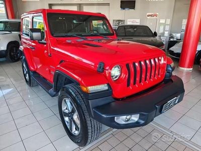 Usata Jeep Wrangler Sahara 272 CV (200 kW) 2020 Rosso SUV