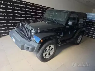 Usata Jeep Wrangler Unlimited Sahara 200 CV (147 kW) 2015 Nero SUV